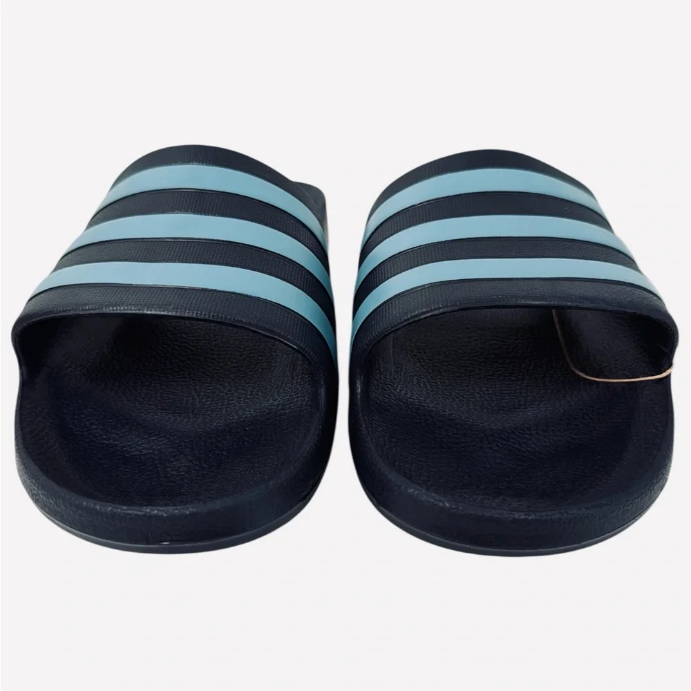 Adidas Adilette Aqua EG1757 Ink/Cyan Sandals Slides Unisex Men’s Size 12/Wmn 13